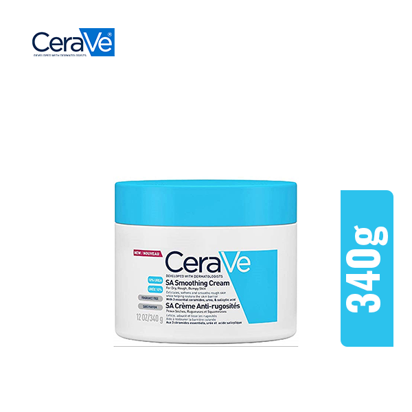 CeraVe SA Smoothing Cream for Dry Skin - 340g (France)