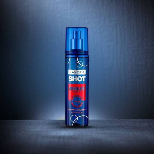 Layerr Shot Absolute Power Body Spray - 135ml (India)