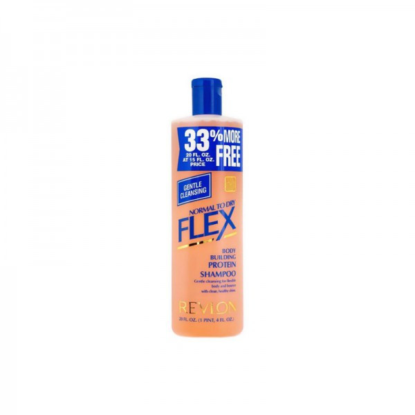 Revlon Flex Normal To Dry Body Building Protein Shampoo - 591ml (USA)