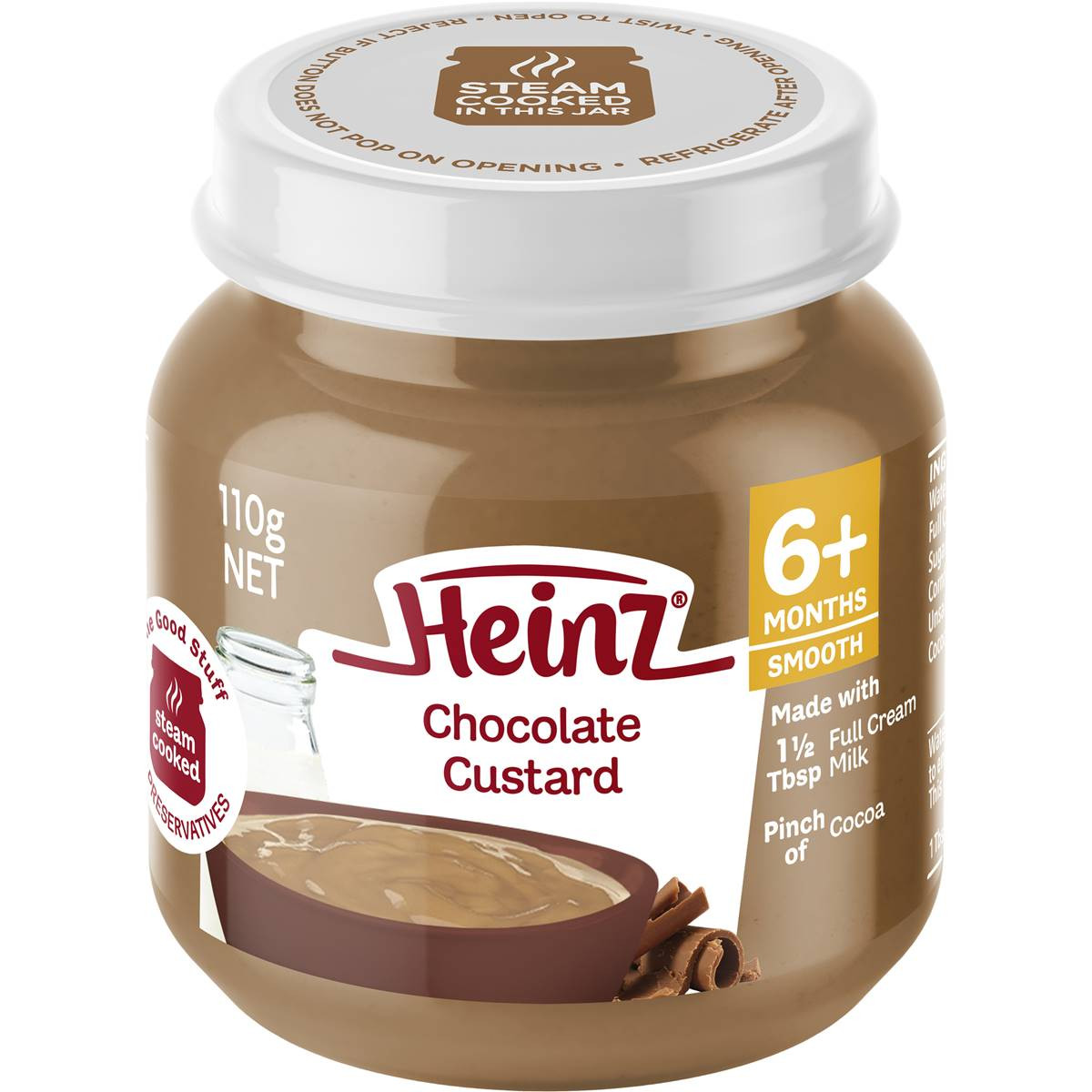 Heinz Chocolate Custard 6+Months 110g (Australia)