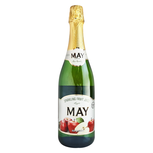 May Gold Sparkling Fruit Juice White Grape Flavour - 750ml