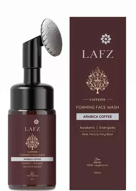 Lafz Face Wash with Face Brush – Arabica Coffee – 100ml