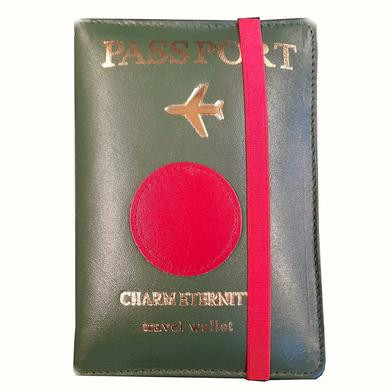 Passport Wallet - Travel Document Holder With RFID Blocking/Card Passport Holder Green Colour