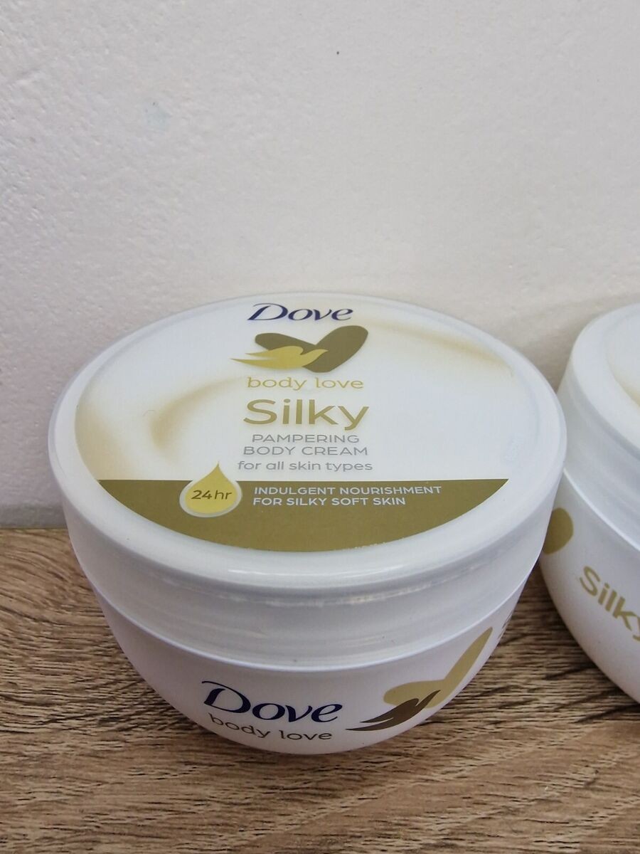 Dove Silky Pampering Body Cream Pot - 300ml (UK)