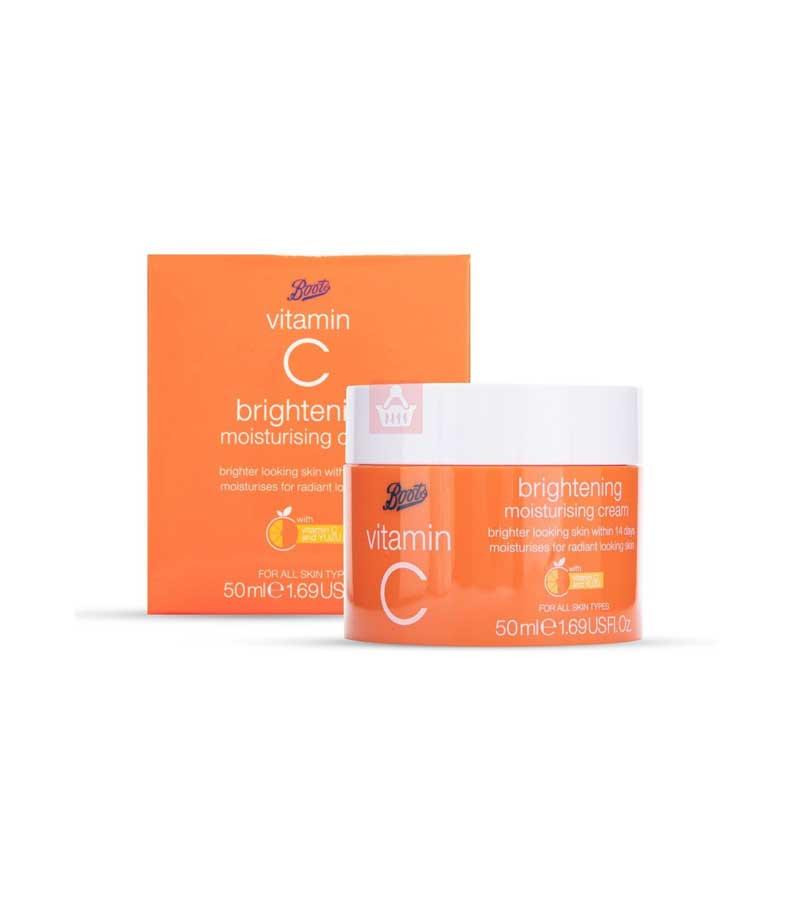Boots Vitamin C Brightening Moisturizing Cream 50ml (Thailand)