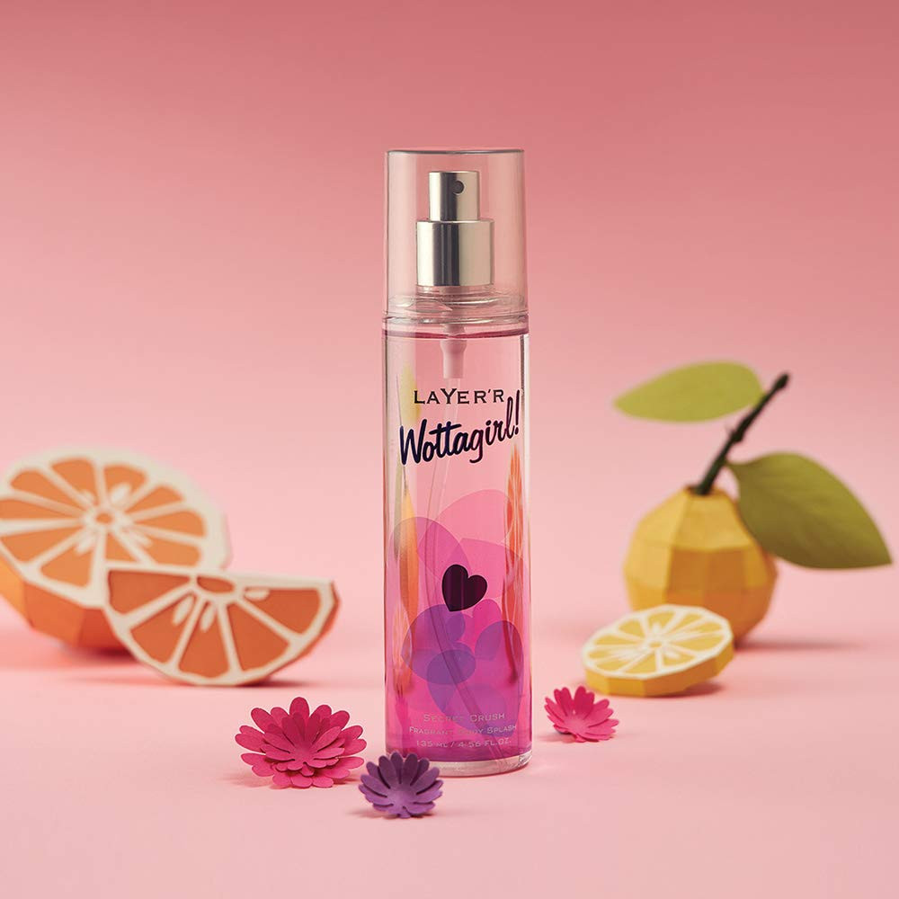 Layer'r Wottagirl Secret Crush Body Splash - 135ml (India)