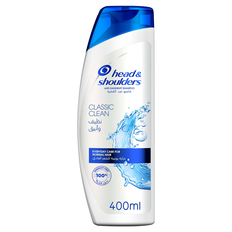 Head & Shoulders Classic Clean Shampoo - 400ml (Saudi Arabia)
