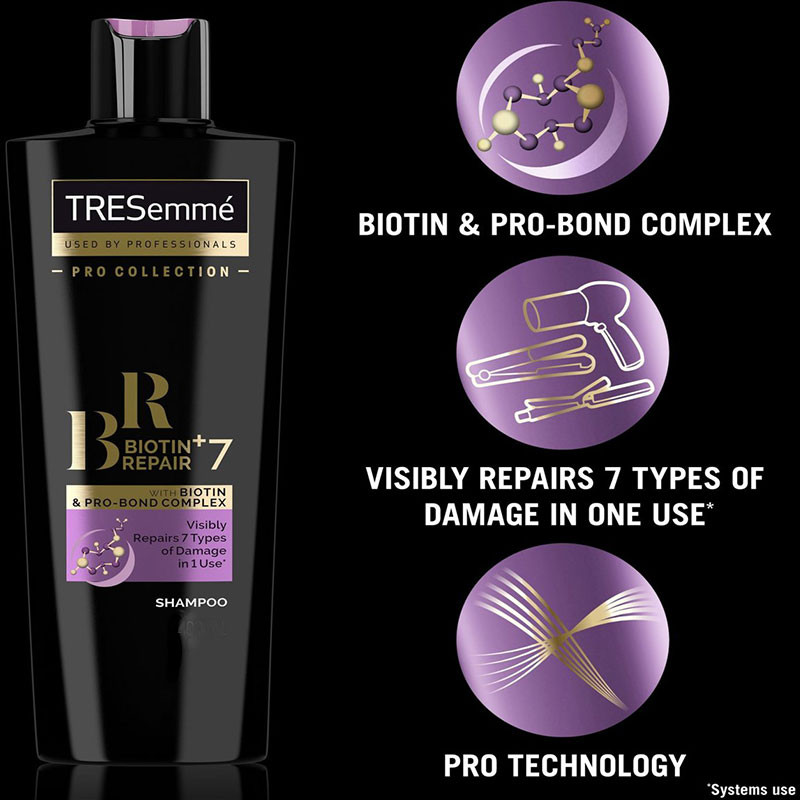 Tresemme Biotin Shampoo + Repair 7 - 700ml Poland Wholesale