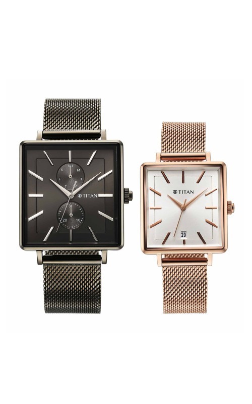Titan 9400594205KM01 Chain Bracelet Watch for Female