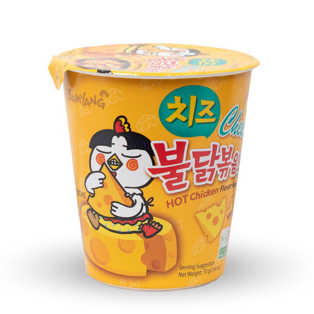 Samyang Hot Chicken Cheese Ramen Noodles Cup - 70g (Korea)