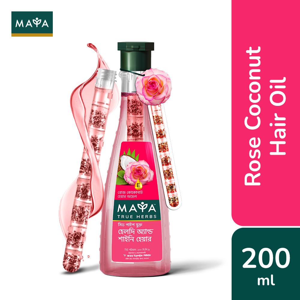 MAYA Rose Coconut Hair Oil Size: 200ml