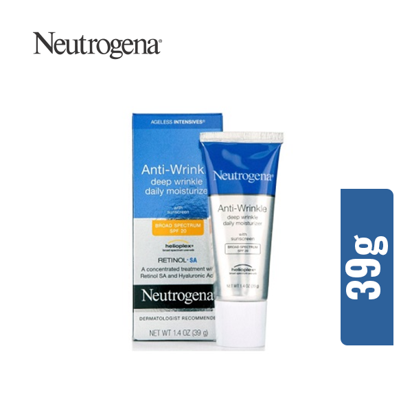 Neutrogena Anti Wrinkle Daily Moisturizer with Sunscreen SPF 20 - 39g (France)