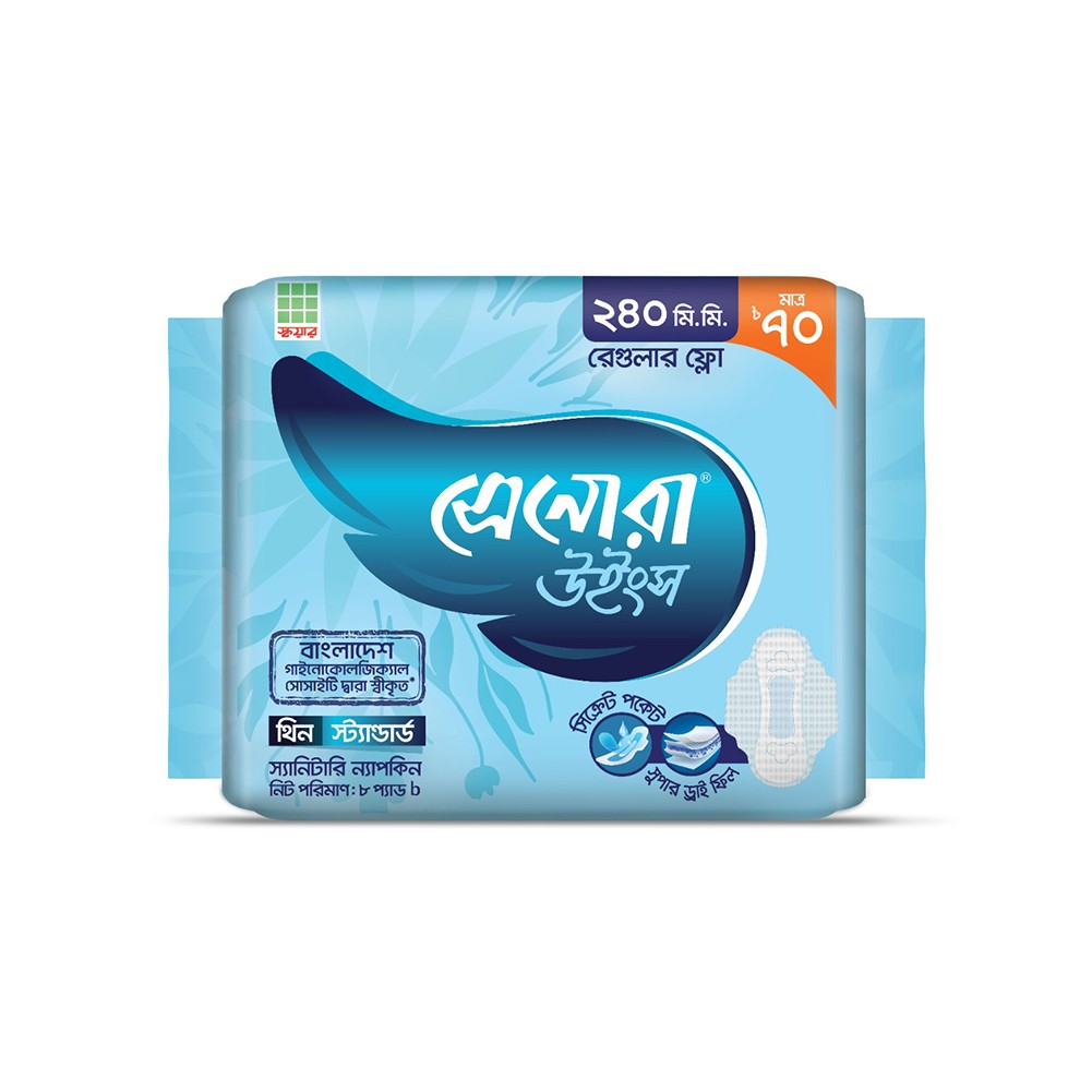 Senora Wings Sanitary Napkin 240 mm - 8 Pads