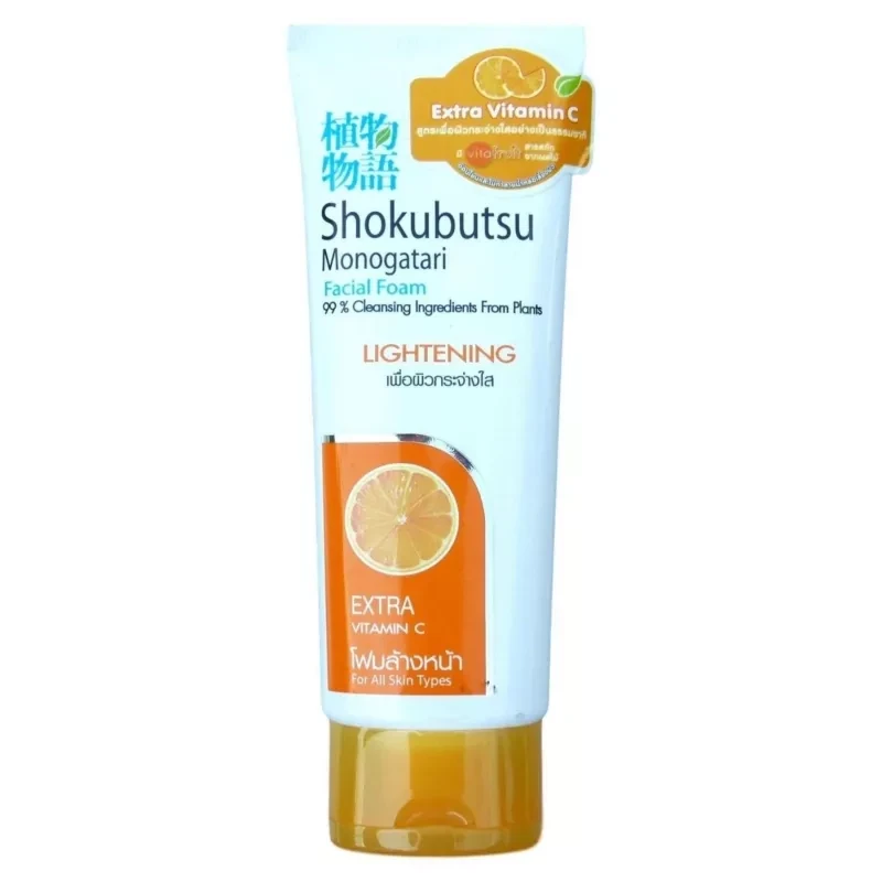 SHOKUBUTSU Face Wash – Orange – 100ml (Thailand)