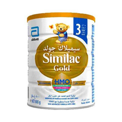 Abbott Similac Gold 3 Growing-Up Formula Baby Milk (From 1-3 Years) - 800g (Ireland)
