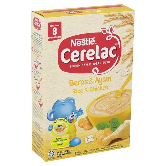 Nestle Baby Cerelac Rice & Chicken (8 Months) - 250g (Malaysia)