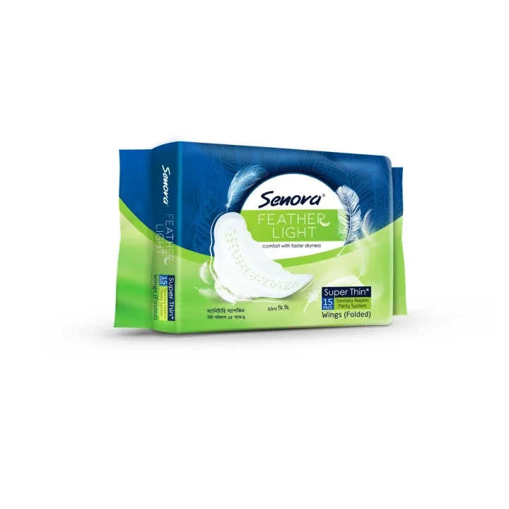 Senora Feather Light Sanitary Napkin (Panty System) - 15 pads