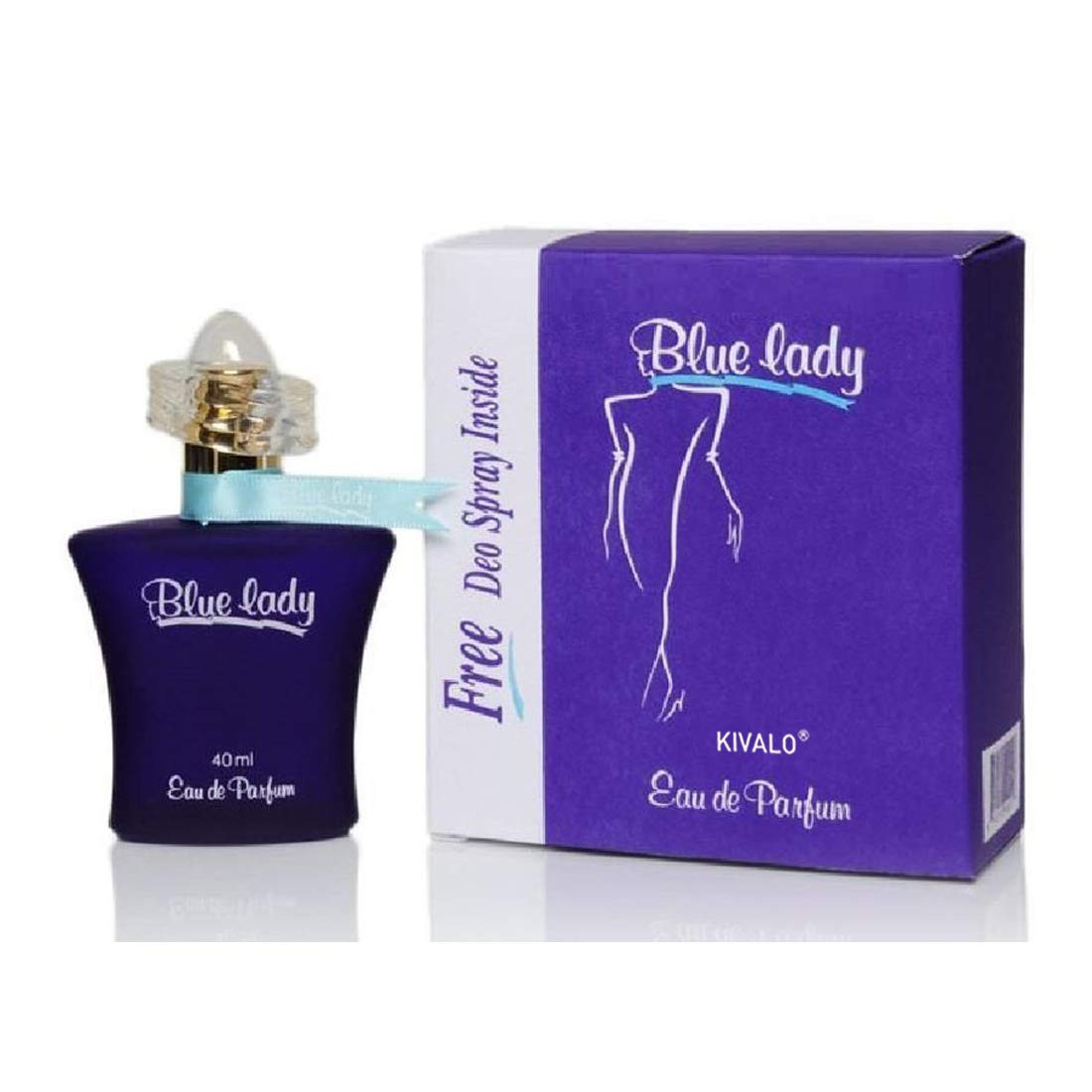 Rasasi Blue Lady Perfume EDP with Free Deo Spray - 40ml (U.A.E)