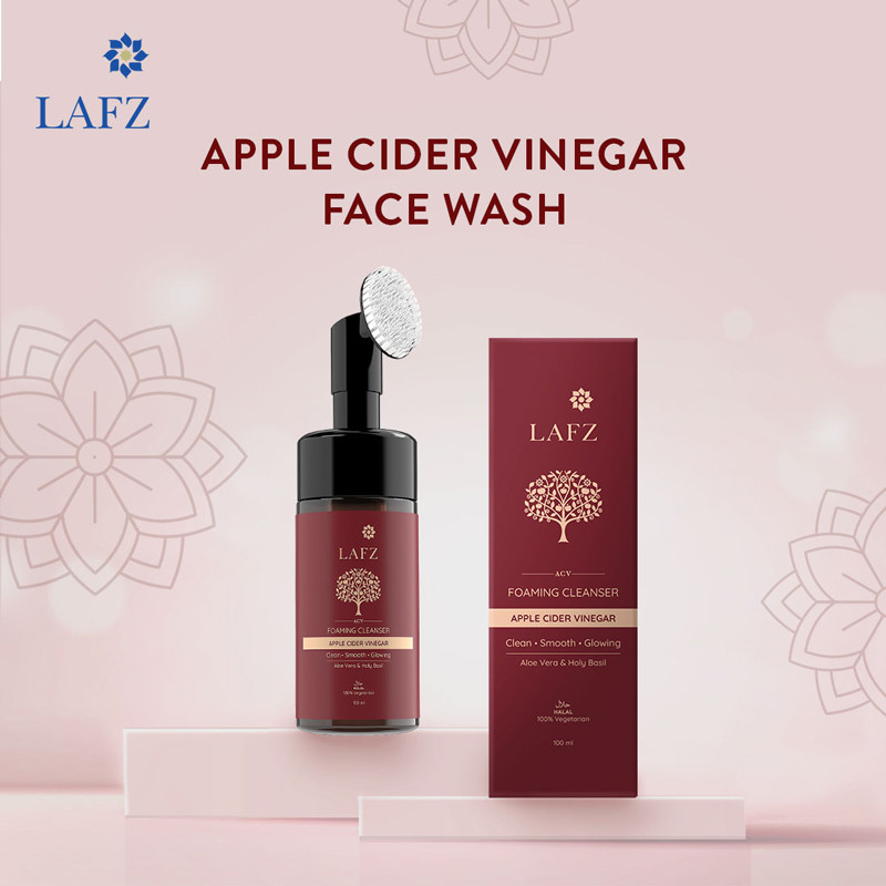 Lafz Apple Cider Vinegar Foaming Face Wash - 100ml (India)
