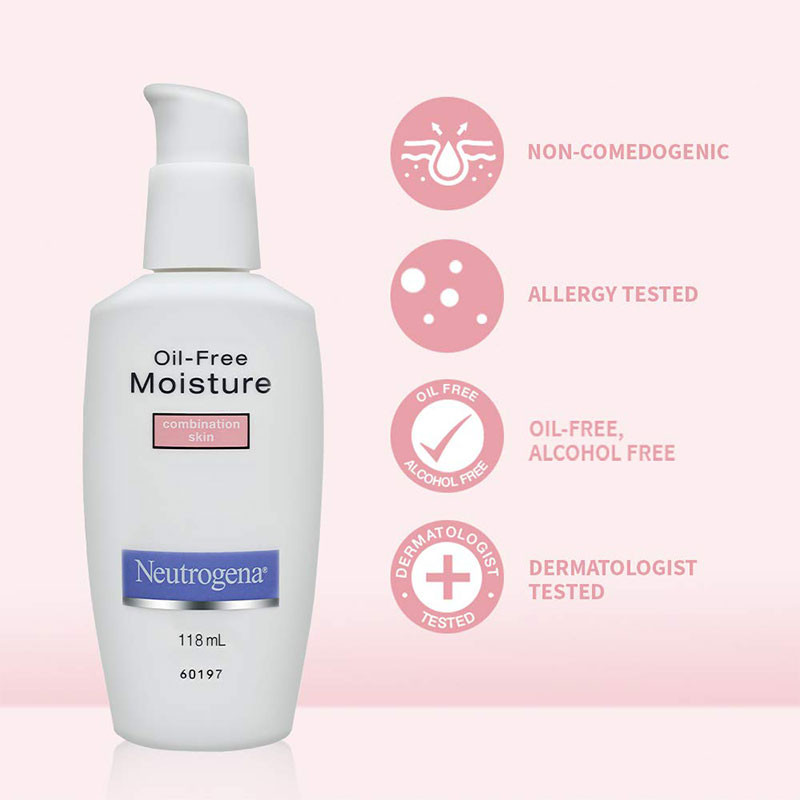 Neutrogena Oil-Free Moisture Combination Skin Cream - 118ml (USA)