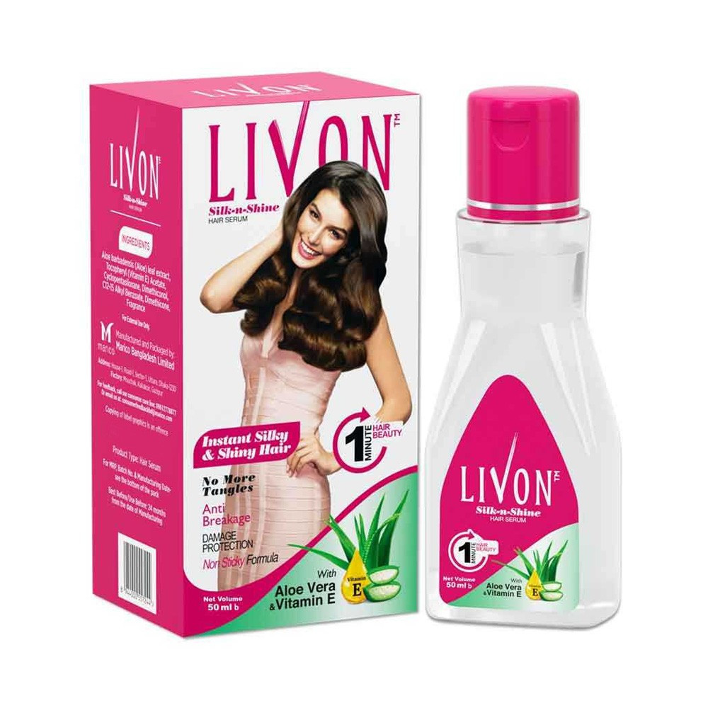 Livon Hair Serum Instant Silky & Shiny - 50ml (BD)