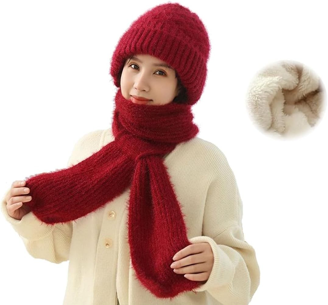 Winter Protection Windproof Cap with Scarf