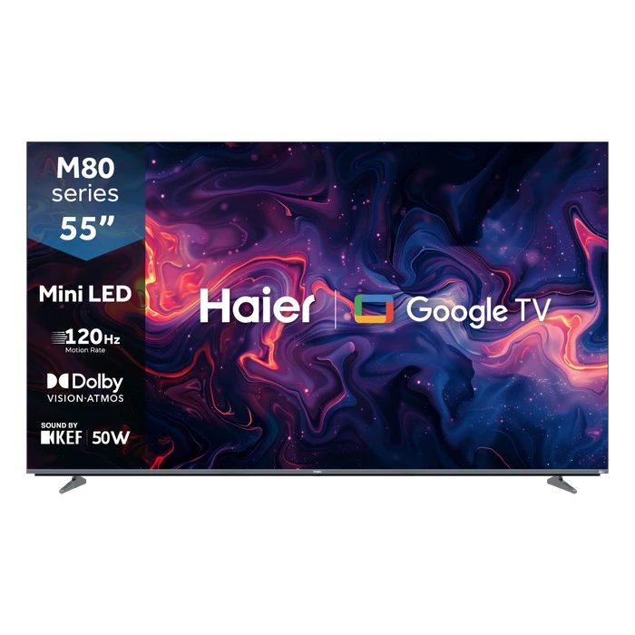 HAIER 55 INCH MINI LED 4K GOOGLE TV [M80 SERIES] HA MINI LED H55M80FUX