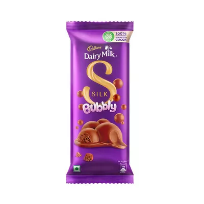 Cadbury Dairy Milk Silk Bubbly Chocolate 50 gm