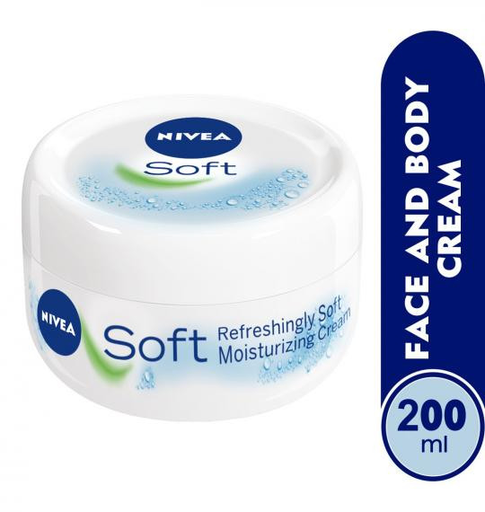 Nivea Soft Refreshingly Moisturizing Cream 200ml (UAE)