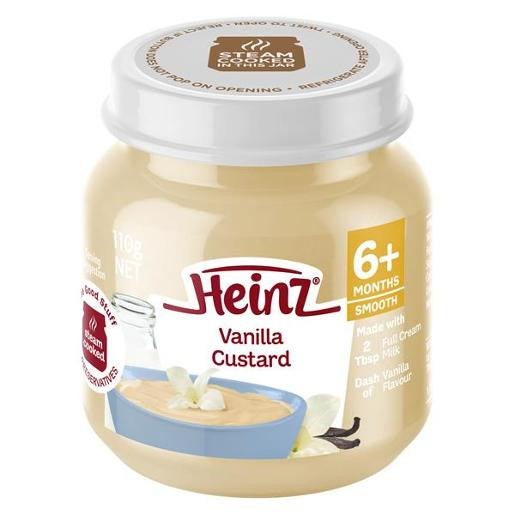 Heinz Vanilla Custard 6+Months 110g (Australia)