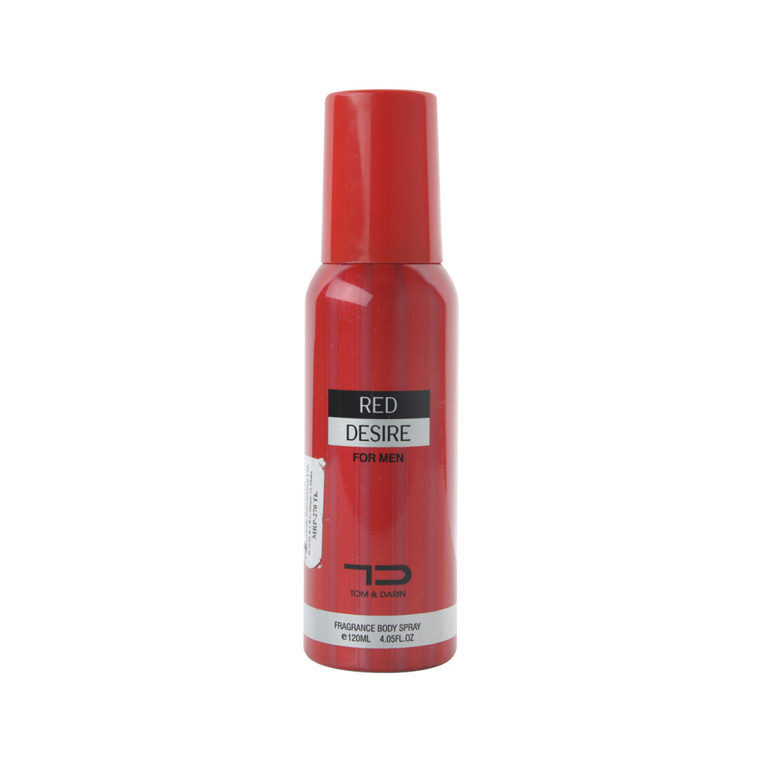 Tom & Darin Red Desire Fragrance Body Spray for Men - 120ml (India)