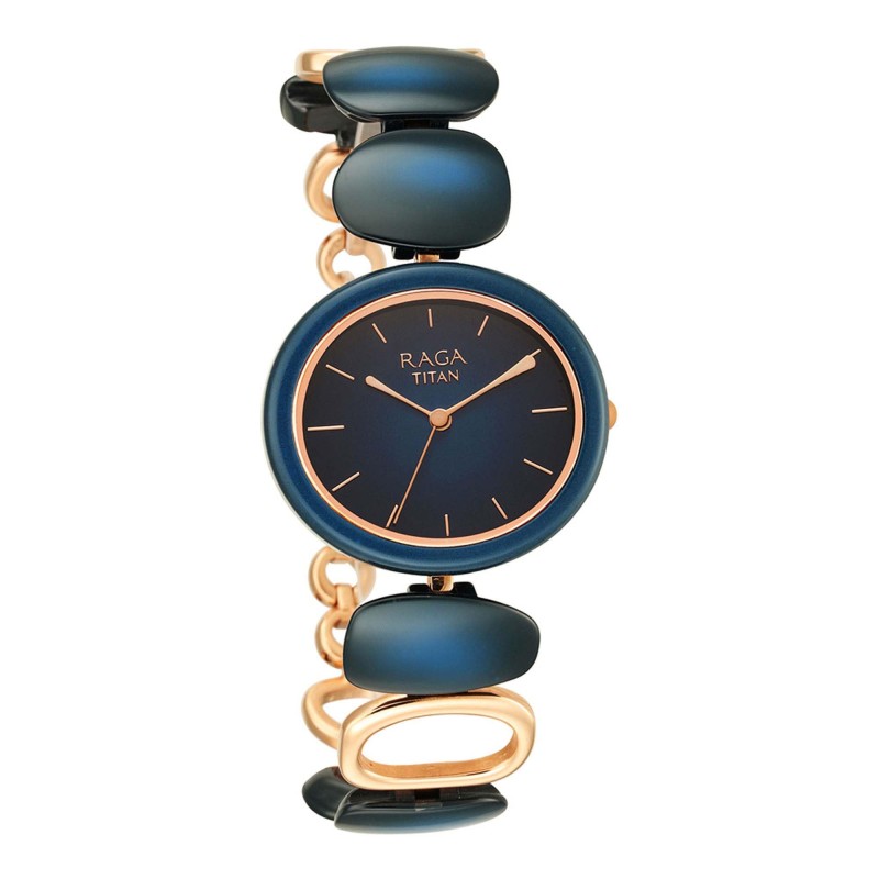Titan 95146KD02 Chain Bracelet Watch for Female