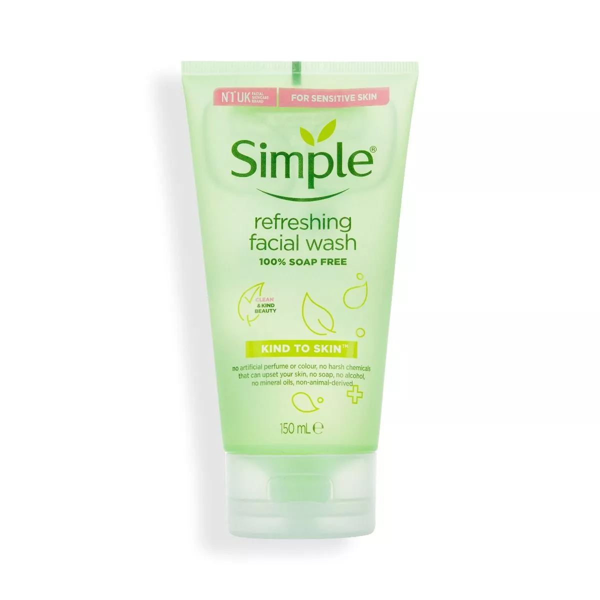 SIMPLE Face Wash – Refreshing – 150ml (Poland)